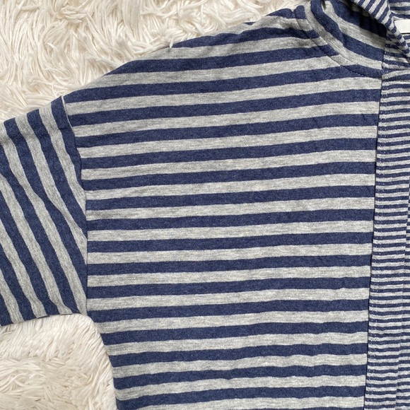 🎉HP🎉 Byron Bay Hooded Open Cardigan 💗 Blue & Gray - Picture 9 of 15